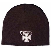 Maltese Cross Choppers Embroidered Black Beanie -