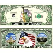 Lady Liberty Million Dollar Bills