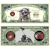 Us Marines Million $ Bills