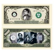 Franklin Pierce Million Dollar Bill