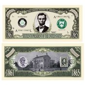 Abraham (Honest Abe) Million Dollar Bill
