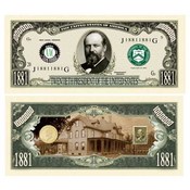 James Garfield Million Dollar Bill