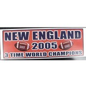 New England Patriots 2005 Champions Stickers