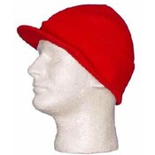 Red Ski Hat Visor - Dozen Packed