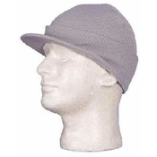 Grey Ski Hat Visor - Dozen Packed