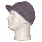Dark Grey Ski Hat Visor - Dozen Packed