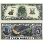 St. Patrick'S Day $4 Bills