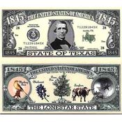State Of Texas Million $ Bills