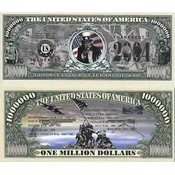 Veterans Of War Tribute Million Dollar Bills