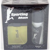 Sporting Man Men's Gift Set - 3.3 Oz EDT/Dedorant