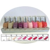 La Femme Nail Polish Silver Cap Tray #1