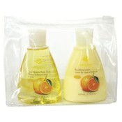 Travel Spa Orange Energize Body Wash &amp; Lotion Duo