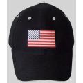 American Flag Fiber Optic Cap - Black