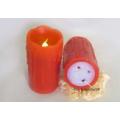 LED Wax Candle/Drip - Red