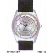 Armitron Mens Black Leather Dress Watch - ARMITRON CORPORATION