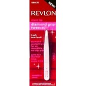 Revlon Diamond Grip Tweezer, Slant Tip, 1 ea