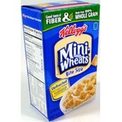 Kelloggs Shredded Wheat Miniatures Cereal (box)