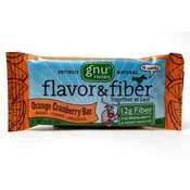 gnu foods flavor &amp; fiber bar - Orange Cranberry