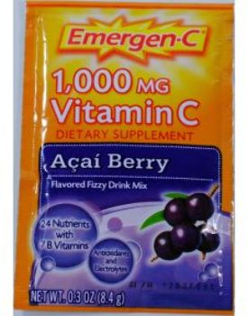 Emergen-C Acai Berry Fizzy Drink Health And Energy Booster (076314361564)