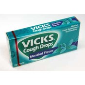 Vicks Menthol Flavor Cough Drops