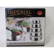 5pc. Mixing/Storage Set With Lids