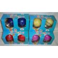 2 Scented Ball Candles With Glass Holders