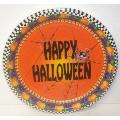 8 Count 7" Happy Halloween Web Night Plates