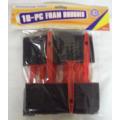 10-Piece Foam Brushes