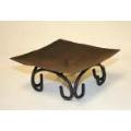 5" Metal Square Candle Holder