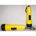 5" Keychain Flash Light Yellow- Bulk Packed