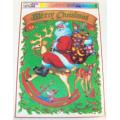 Merry Christmas Santa Window Decoration Cling
