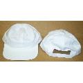 White Blank Baseball Caps