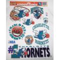 Charlotte Hornets Reusable Static Window Clings