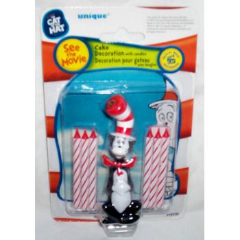 Wholesale Cat In The Hat Candles And Cake Decoration (SKU 352969) DollarDays