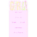 Girl Pink Fill-In Die-Cut Invitation