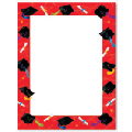 Red Grad Hats Letterhead