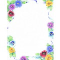 Pretty Pansies Letterhead