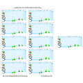 Stacked Snowmen 2" x 4" Labels