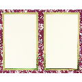 Burgundy Toile 2 Up Invitation