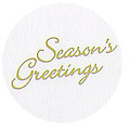 Seasons Greetings Foil Seals