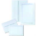 Blue Pearl Border Invitation and Note Card Kit