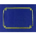 Navy Linen Certificate Cover