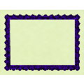 Metallic Purple Parchment Certificate