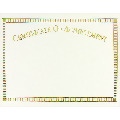 Achievement Foil Certificate
