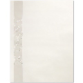 Pearl Lace Foil Ivory Letterhead