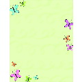 Nouveau Butterflies Letterhead