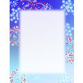 Patriotic Stars Letterhead