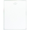 Silver Double Hearts Letterhead