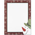 Frosty Snowman Letterhead