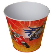 Red Biker Wastebasket